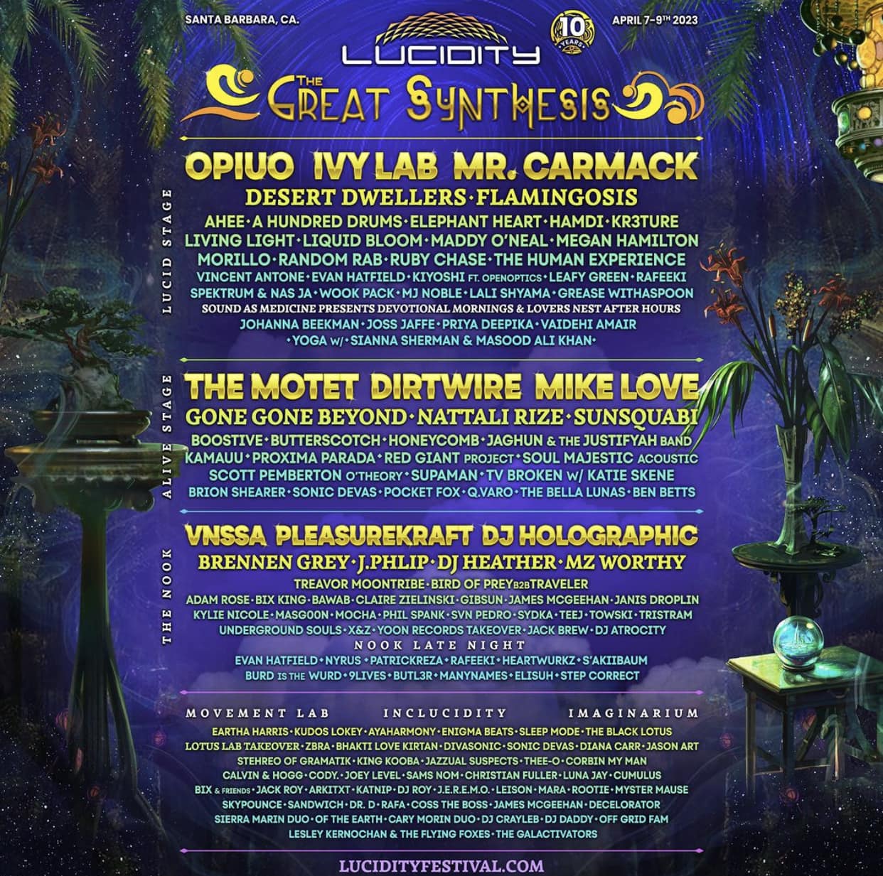 Lucidity – The Great Synthesis: 04.07 – 04.09.23 – DJ HEATHER